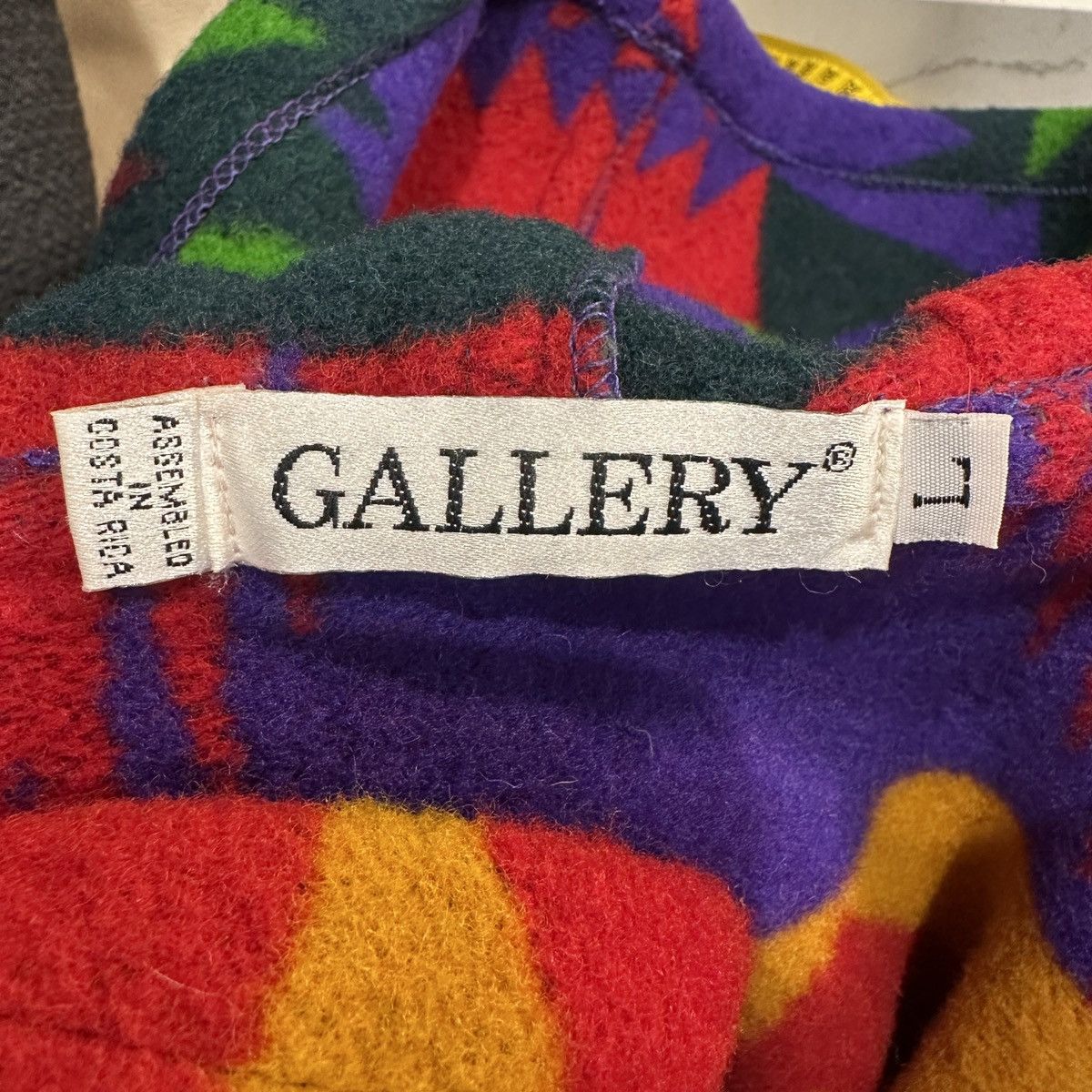 Other Gallery | L | Multi color wester motif Wool over coat car Size L / US 10 / IT 46 - 7 Thumbnail