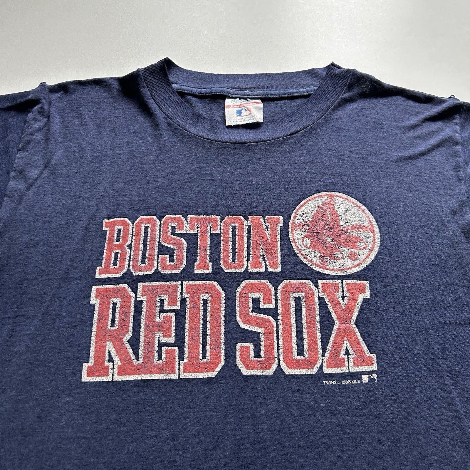 MLB Vintage 1988 Boston Red Sox T Shirt Large Paper Thin 80s MLB Size US L / EU 52-54 / 3 - 2 Thumbnail