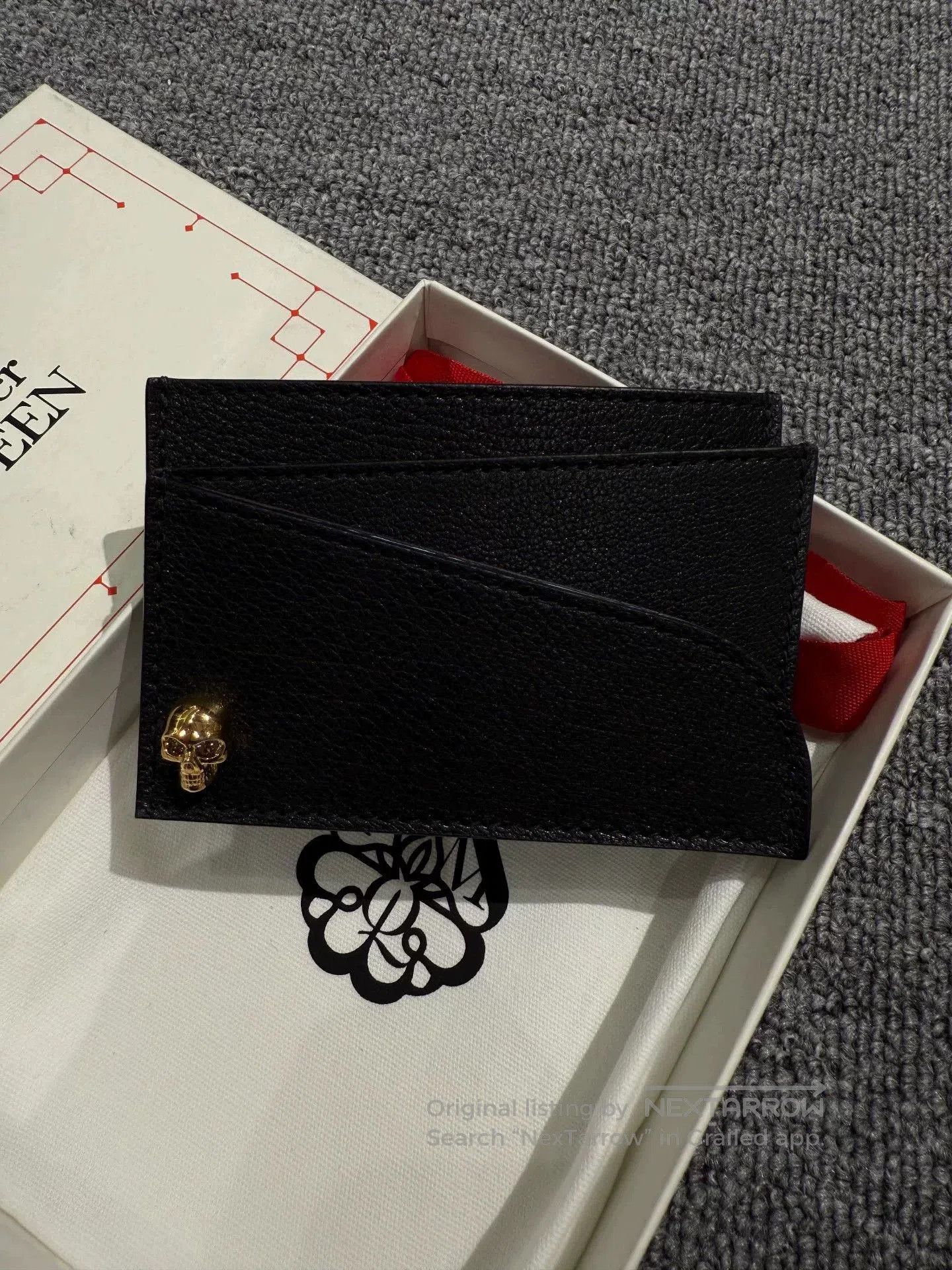 Alexander McQueen Alexander McQueen Leather Card Holder. Size ONE SIZE - 2 Thumbnail