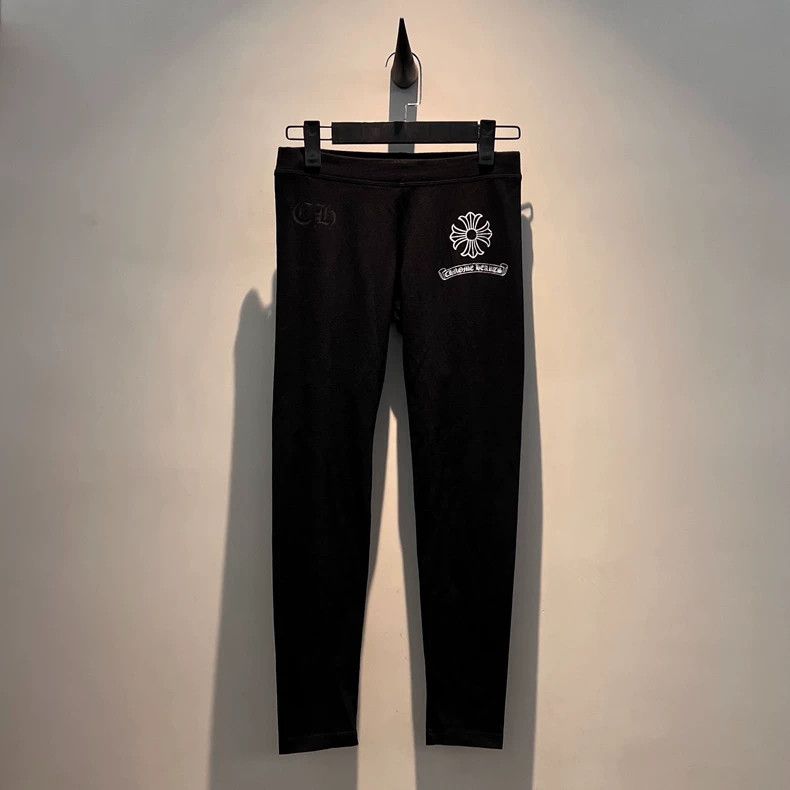 Chrome Hearts Chrome Hearts size s Classic Black Yoga Pants Size 24" / US 00 / IT 34 - 1 Thumbnail