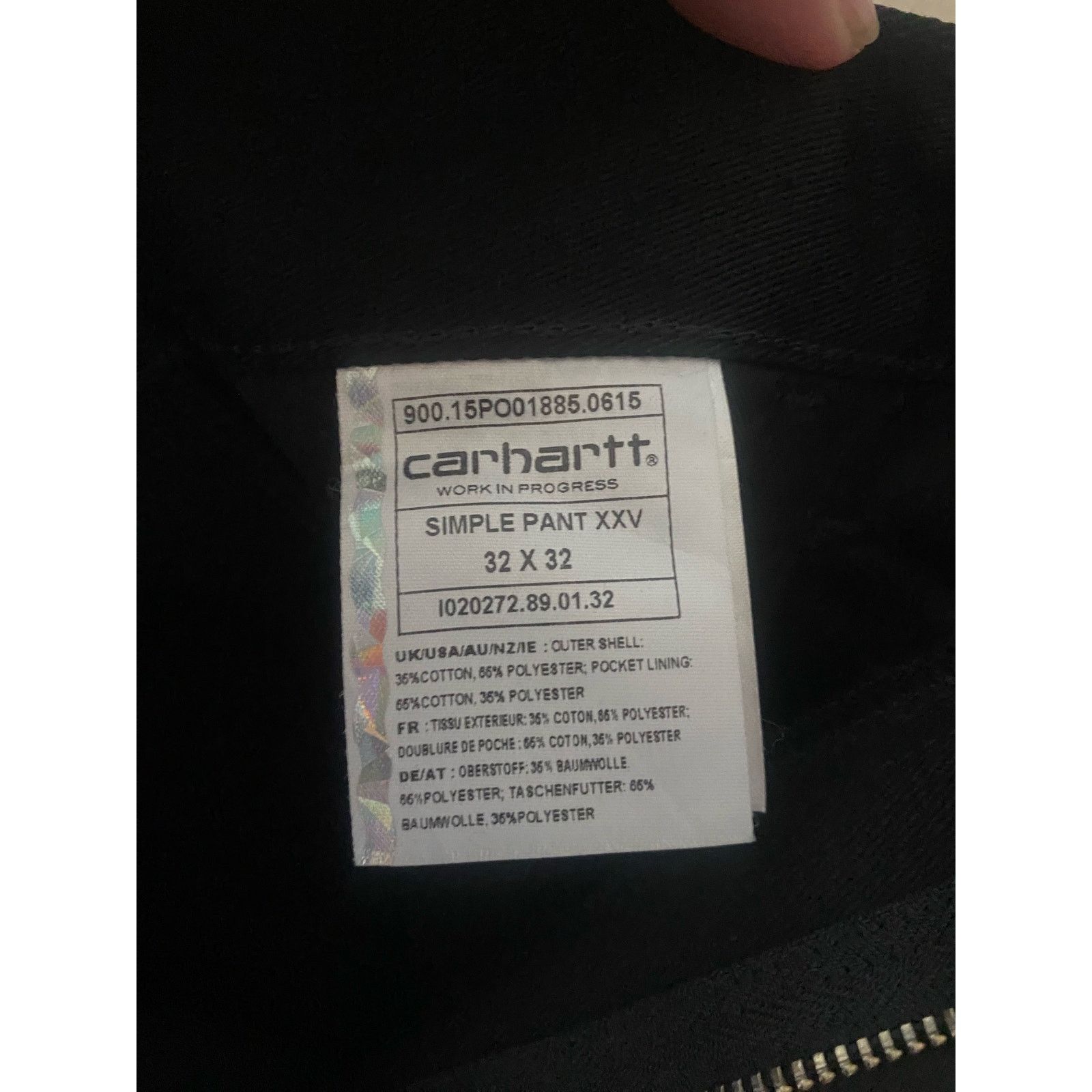 Carhartt Wip Carhartt WIP 25th Anniversary "Simple Pant XXV" 32 x 32 Size US 32 / EU 48 - 7 Thumbnail