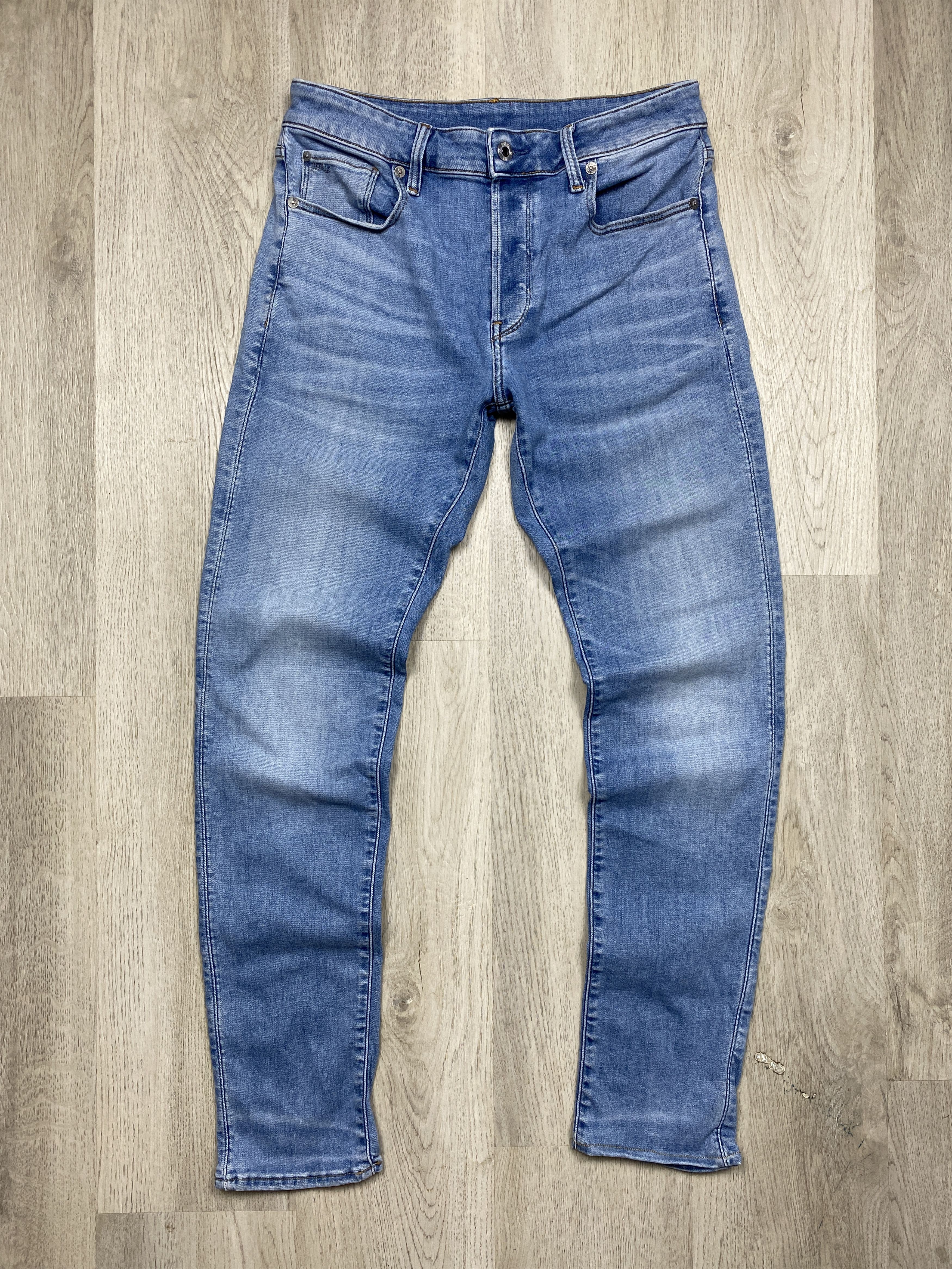 G-Star G Star Raw 3301 Slim Mens Denim Pants Jeans Size US 30 / EU 46 - 4 Thumbnail