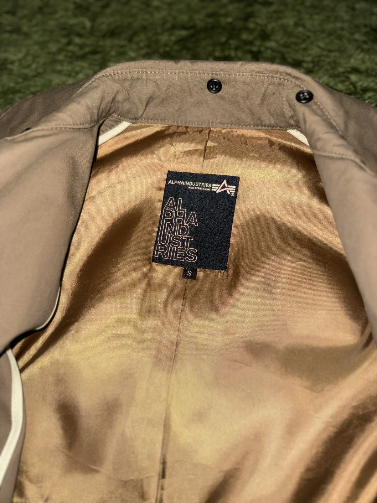 Alpha Industries [S] Alpha Industries Women's Japan Exclusive Trench Coat Size S / US 4 / IT 40 - 3 Thumbnail