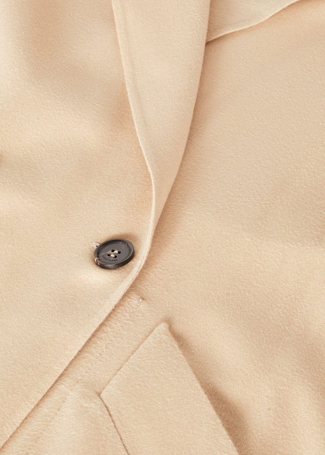 Loro Piana o1srvl11e0725 FAO3212 Freddy Cashmere Coat in Beige Size XS / US 0-2 / IT 36-38 - 7 Thumbnail