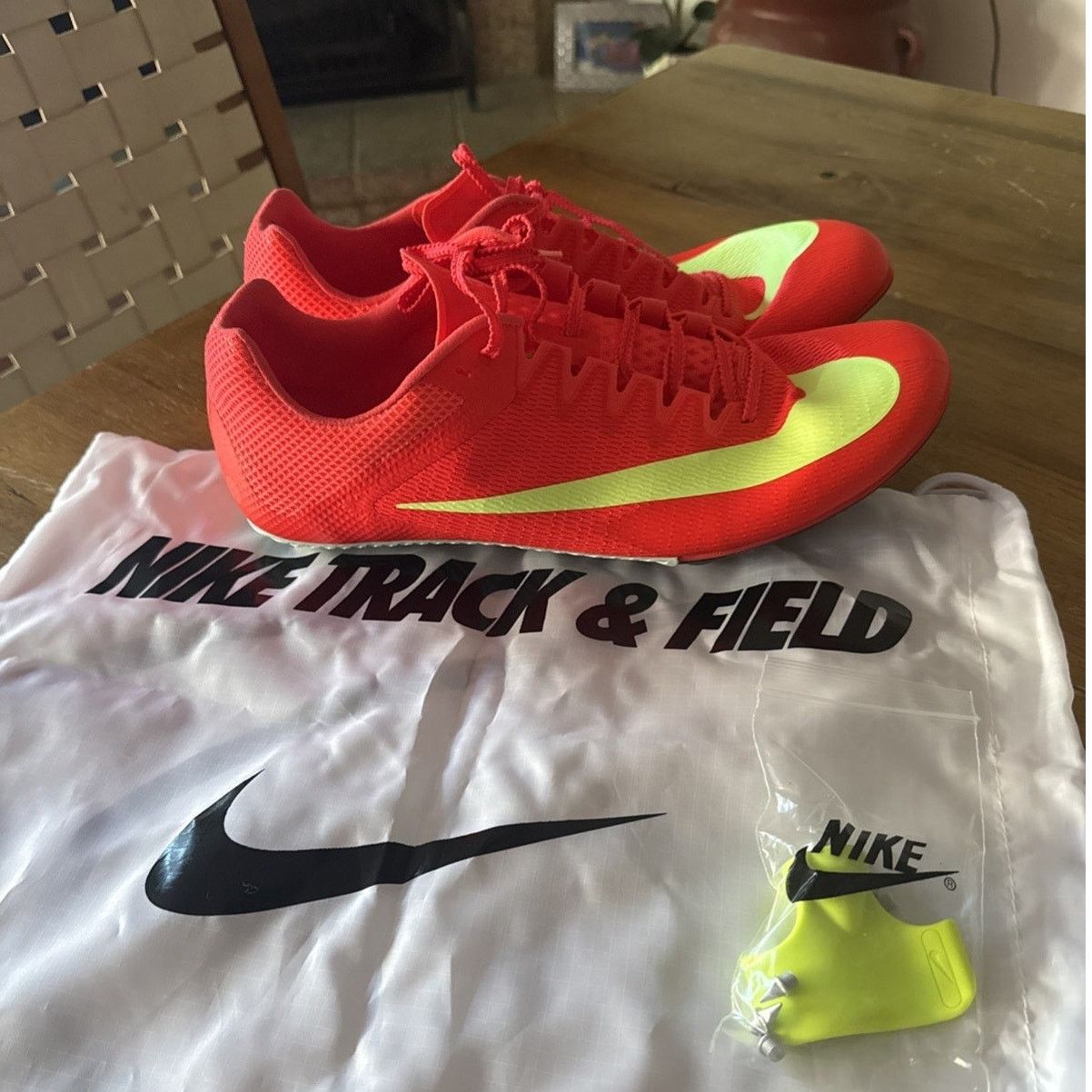 Nike Nike FZ9663 600 Track & Field Sprint Spikes Coral Men US 13 Size US 13 / EU 46 - 1 Thumbnail