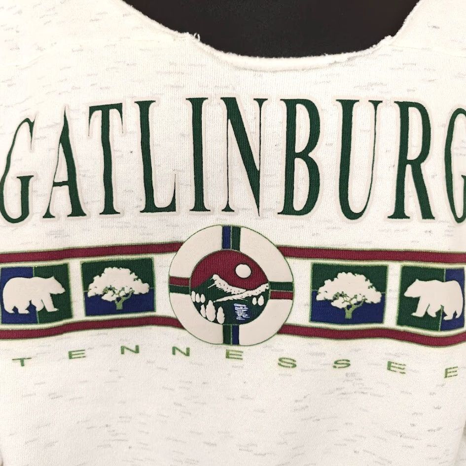 Vintage Gatlinburg Sweatshirt Mens Size Large Gray Tennessee Travel Destination Size US L / EU 52-54 / 3 - 3 Thumbnail