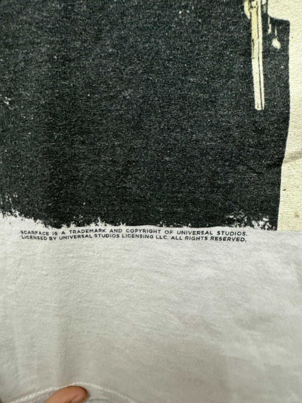 Fruit Of The Loom × Vintage Al Pacino Scarface Movie Crime/Thriller by Tony Montana Size US L / EU 52-54 / 3 - 6 Thumbnail