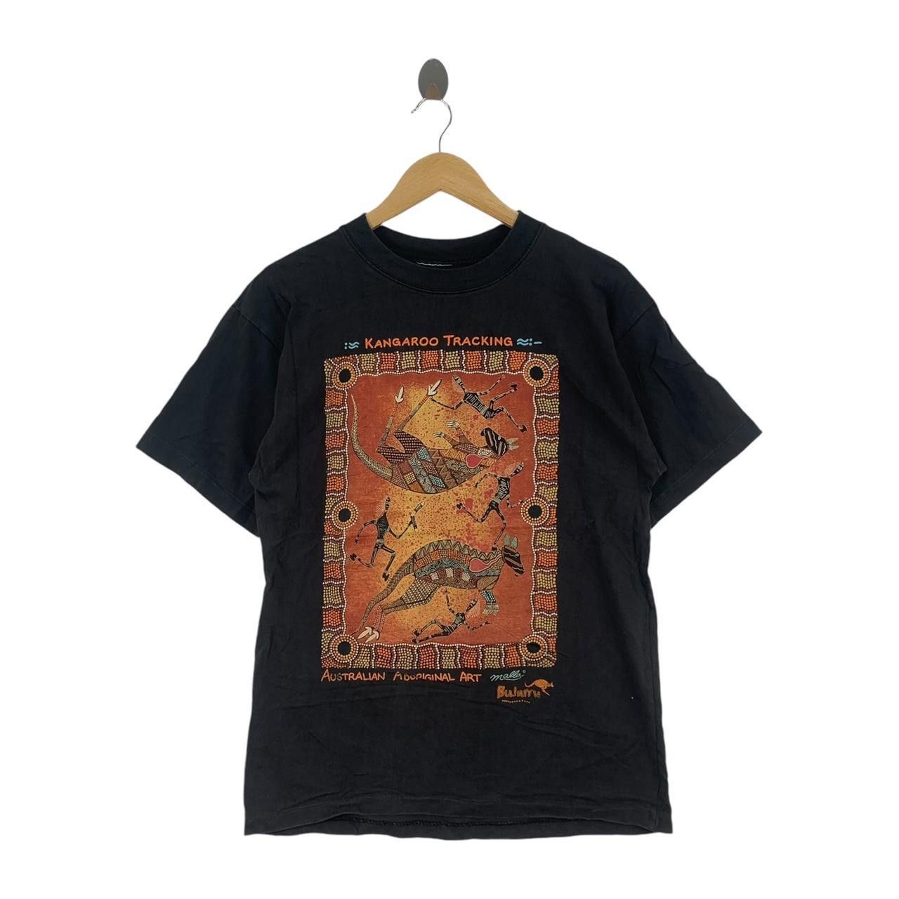 Vintage Vintage BELURRU AUSTRALIAN ABORIGINAL Art Tee Shirt Size XXL / US 16-18 / IT 52-54 - 1 Thumbnail