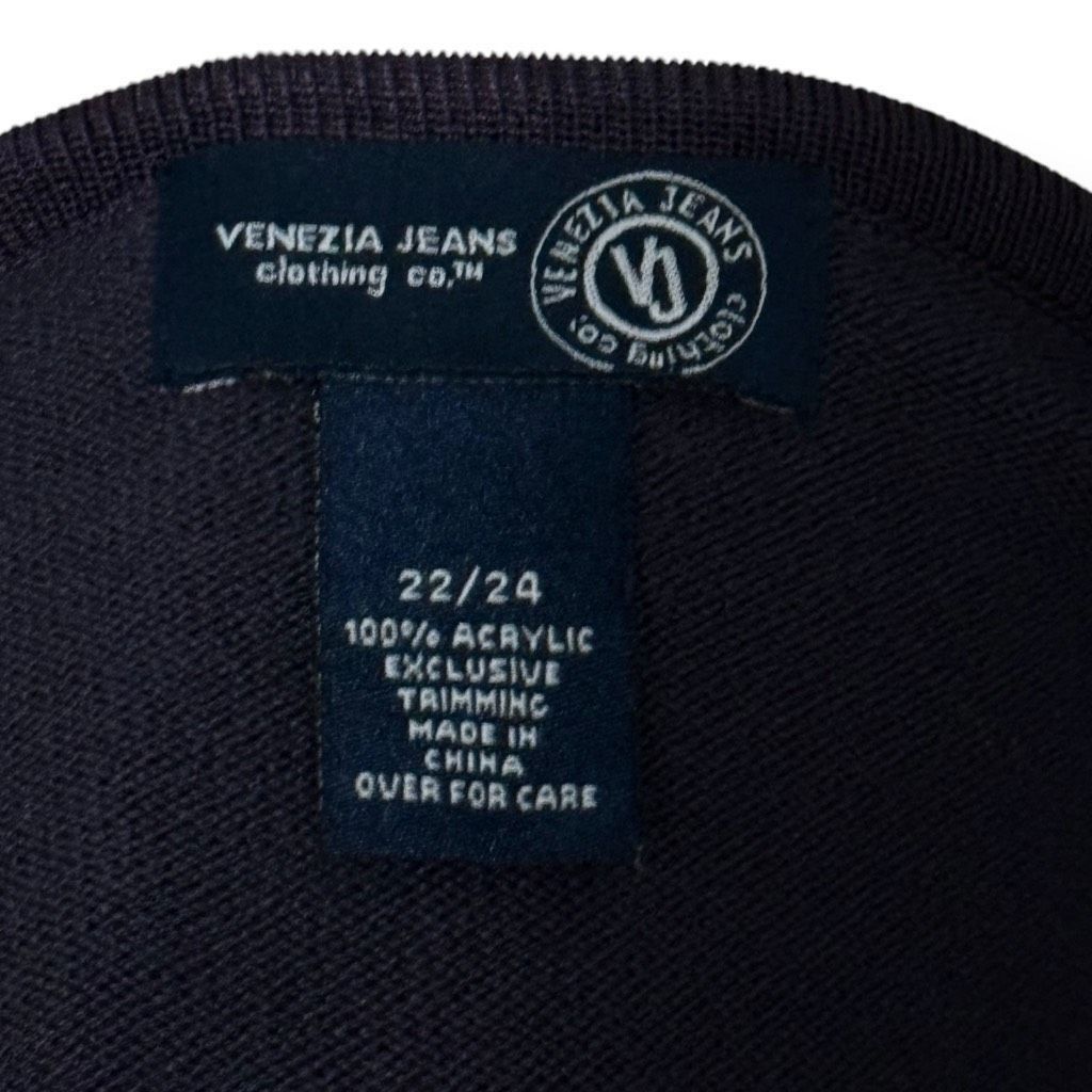 Other Venezia Jeans Vintage Eggplant Purple Tunic Sweater Scoop Neck Sz 22/24 3X Size 3XL / US 20-22 - 8 Thumbnail