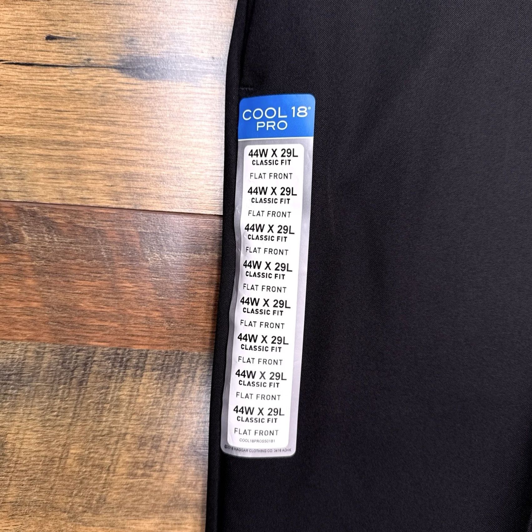 Haggar Haggar Cool 18 ProbPants Pants 44x29 Black New Waist Expandable Gripper Shirt Size US XXL / EU 58 / 5 - 5 Thumbnail