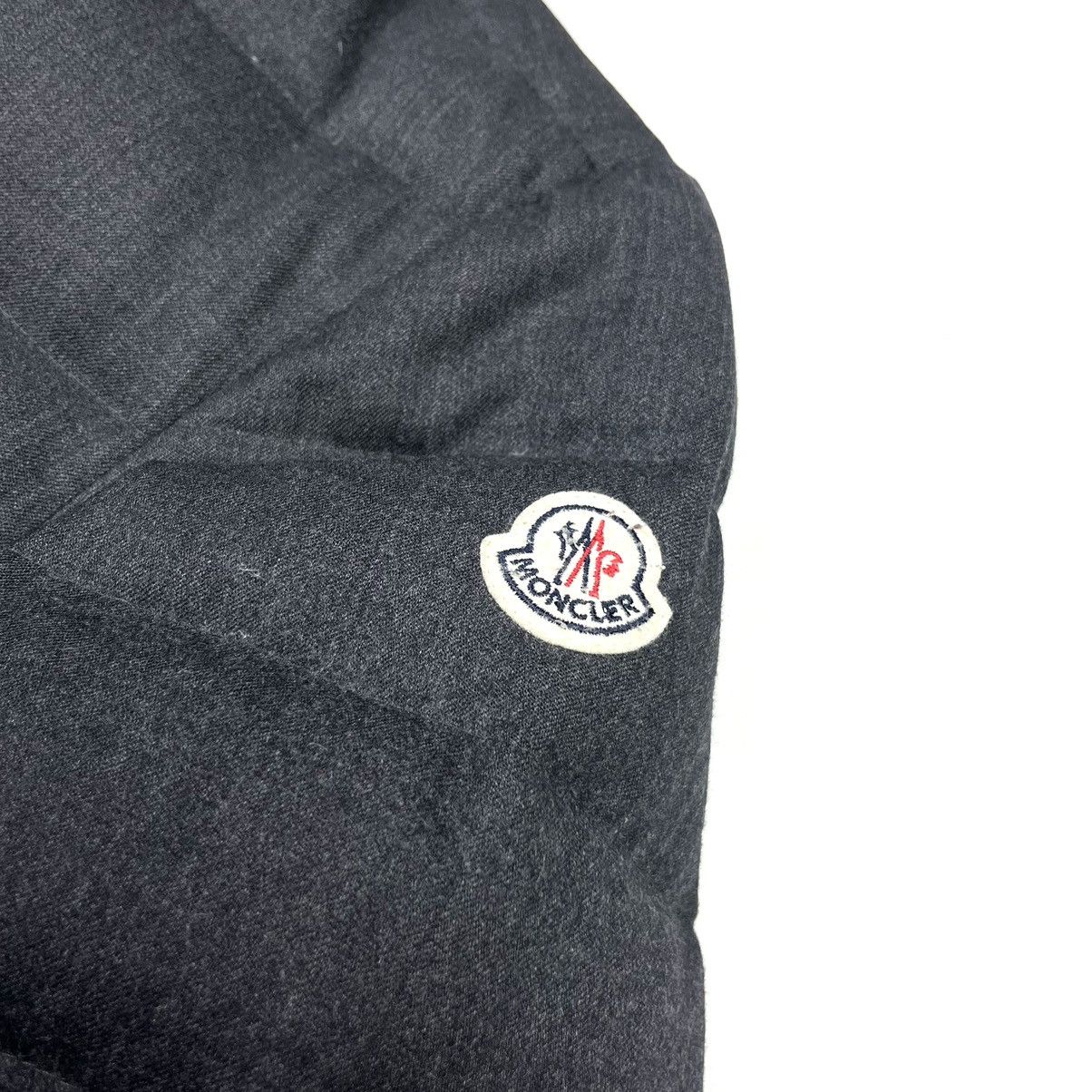 Moncler Moncler Tierce Puffer Jacket Luxury Wool Gray Size US S / EU 44-46 / 1 - 4 Thumbnail