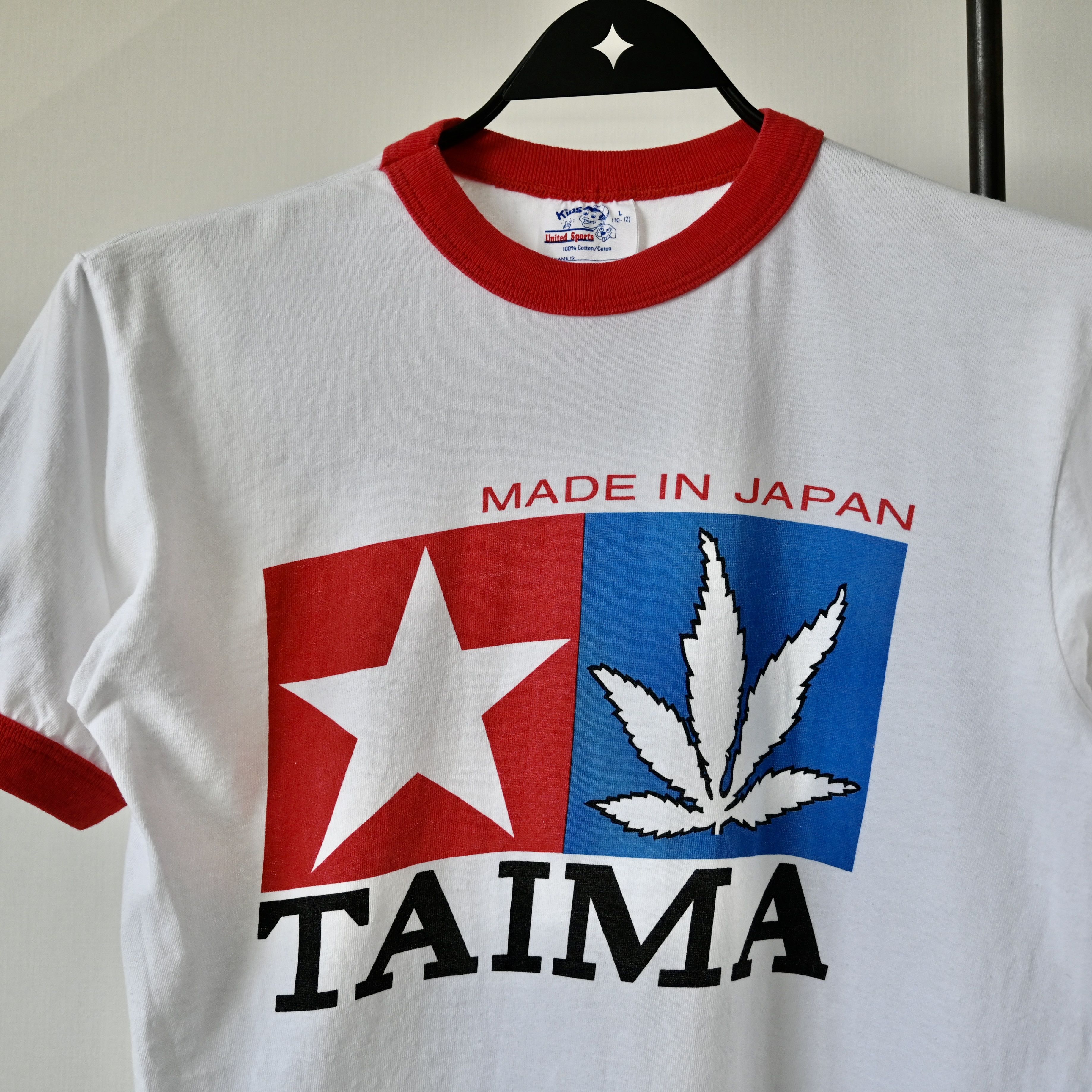Vintage VTG 1990s "TAIMA made in Japan" ringer t-shirt, made in USA Size XS / US 0-2 / IT 36-38 - 7 Thumbnail