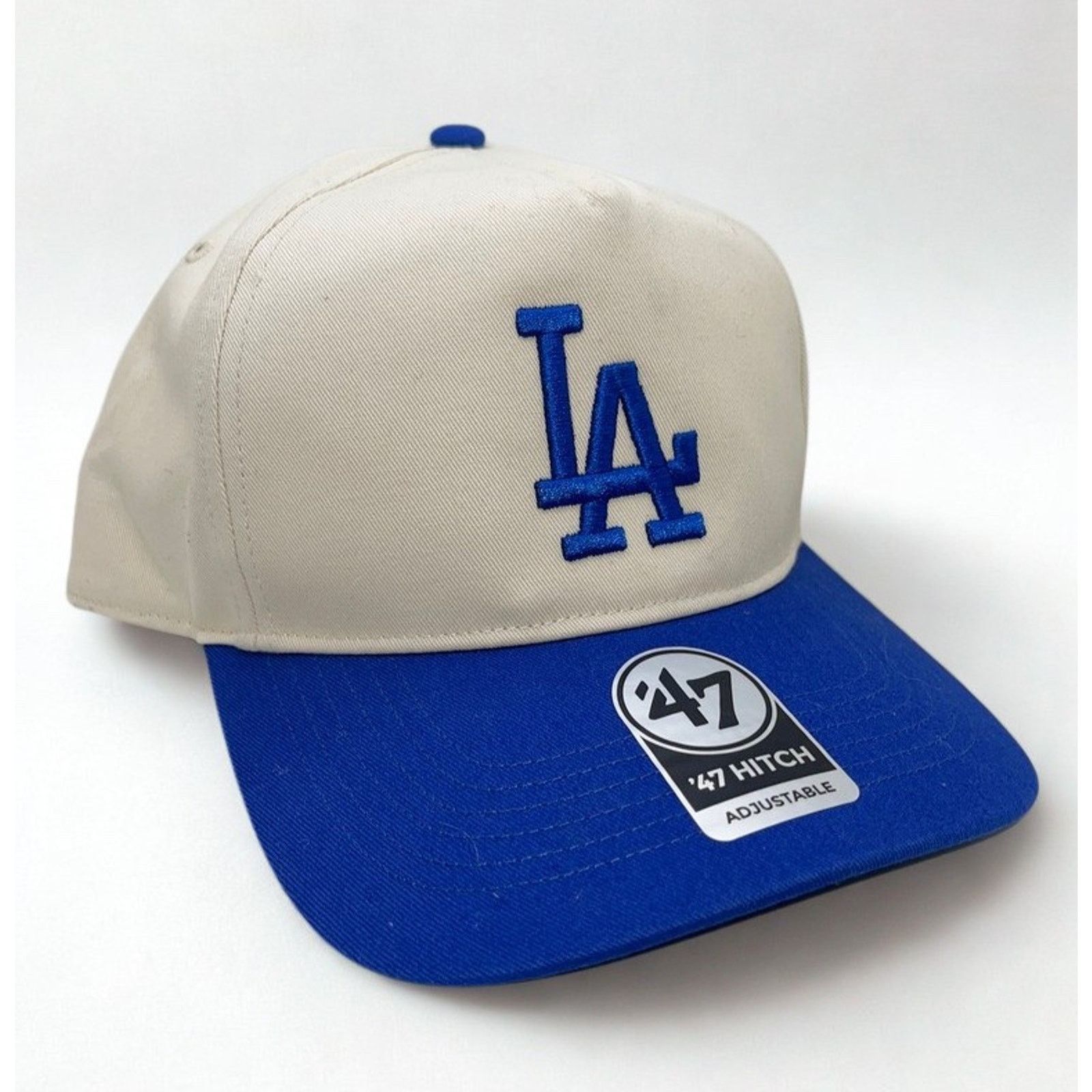 47 Los Angeles Dodgers 47 Brand Hitch Two Tone Snapback Hat NWT Size ONE SIZE - 4 Thumbnail