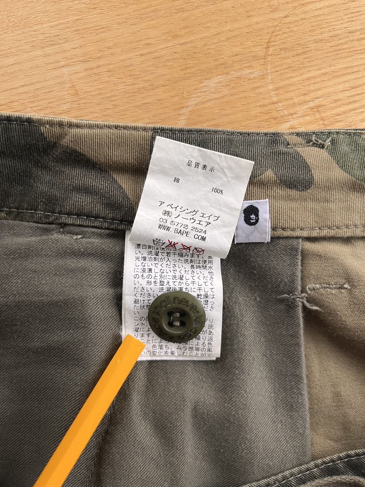 Bape Bape - OG Cargo Shorts - Made in Japan Size US 33 - 7 Thumbnail
