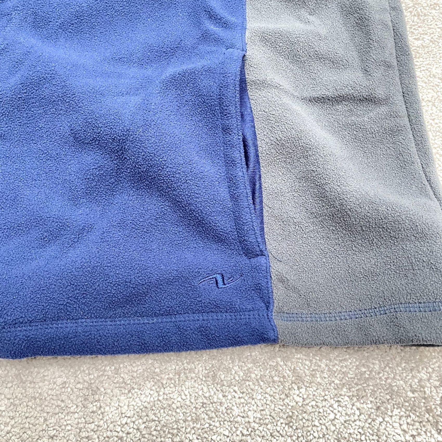 Athletic Works Athletic Works Fleece Jacket Mens 3XL Blue Gray Zip Casual Outdoor Hiking Size US XXL / EU 58 / 5 - 4 Thumbnail