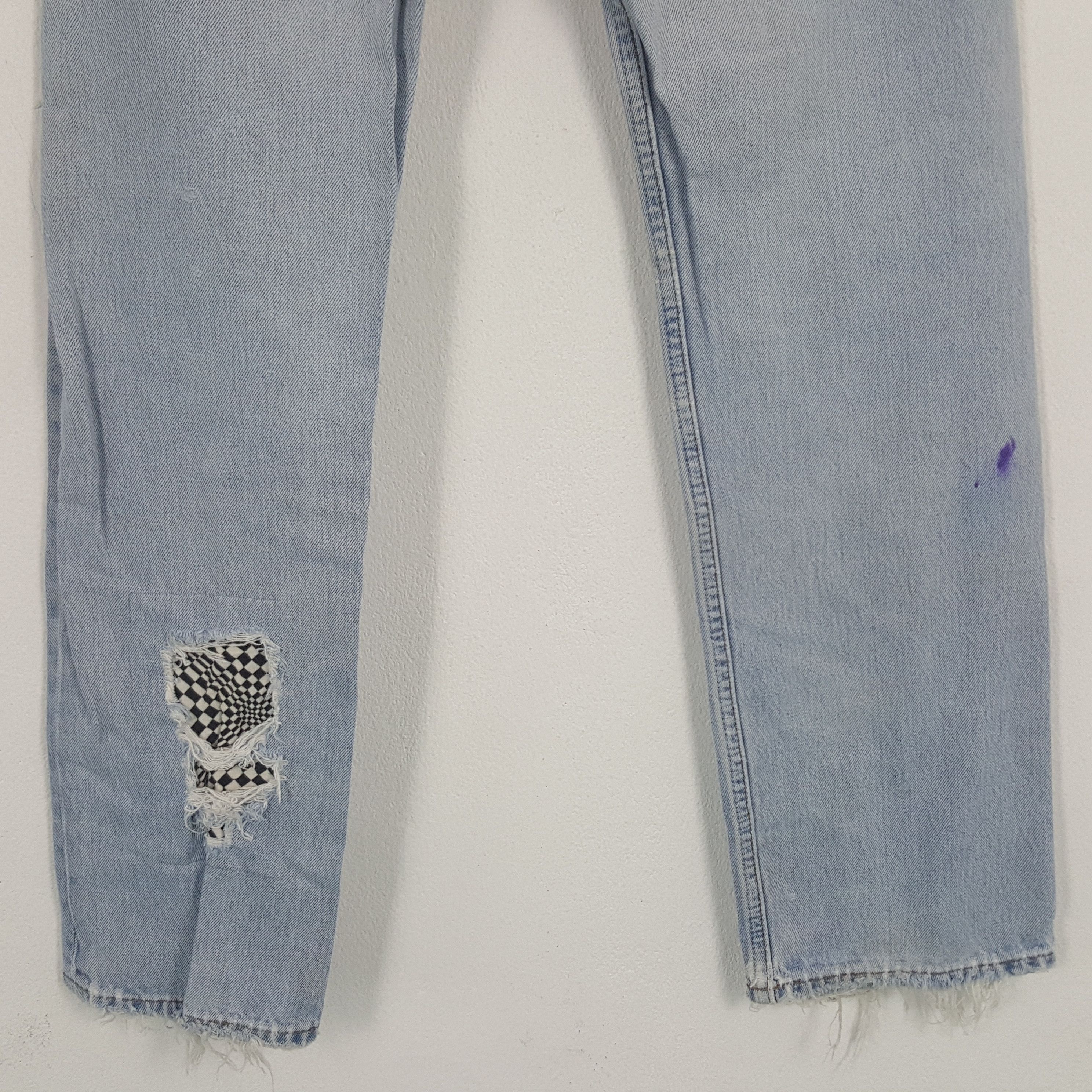 Levi's × Vintage Vintage Levi's 501 American Grunge Denim Jeans Size US 31 - 6 Thumbnail