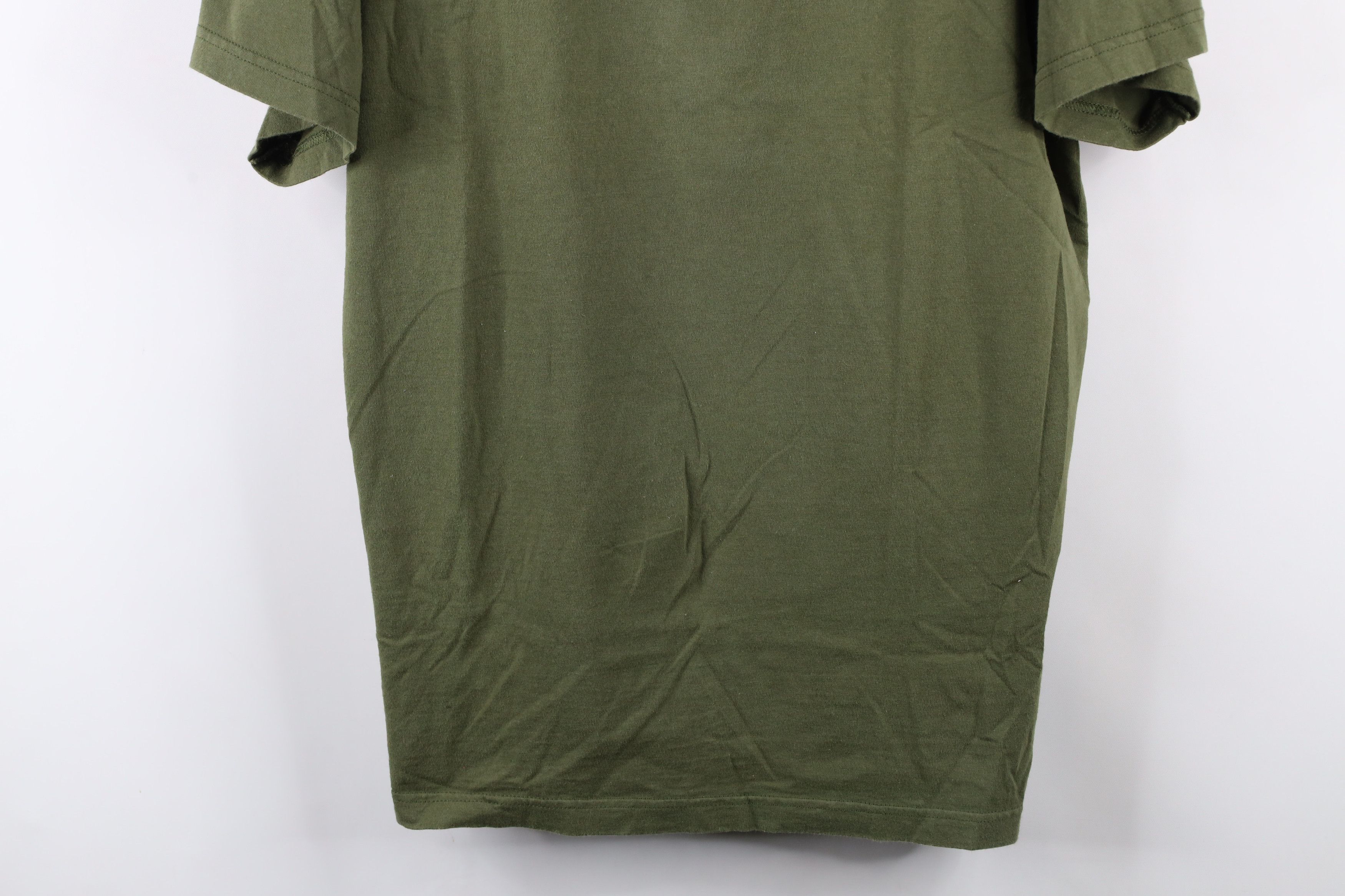 Nike × Vintage Vintage Y2K Nike Fit Travis Scott Mini Swoosh T-Shirt Green Size US XL / EU 56 / 4 - 3 Thumbnail
