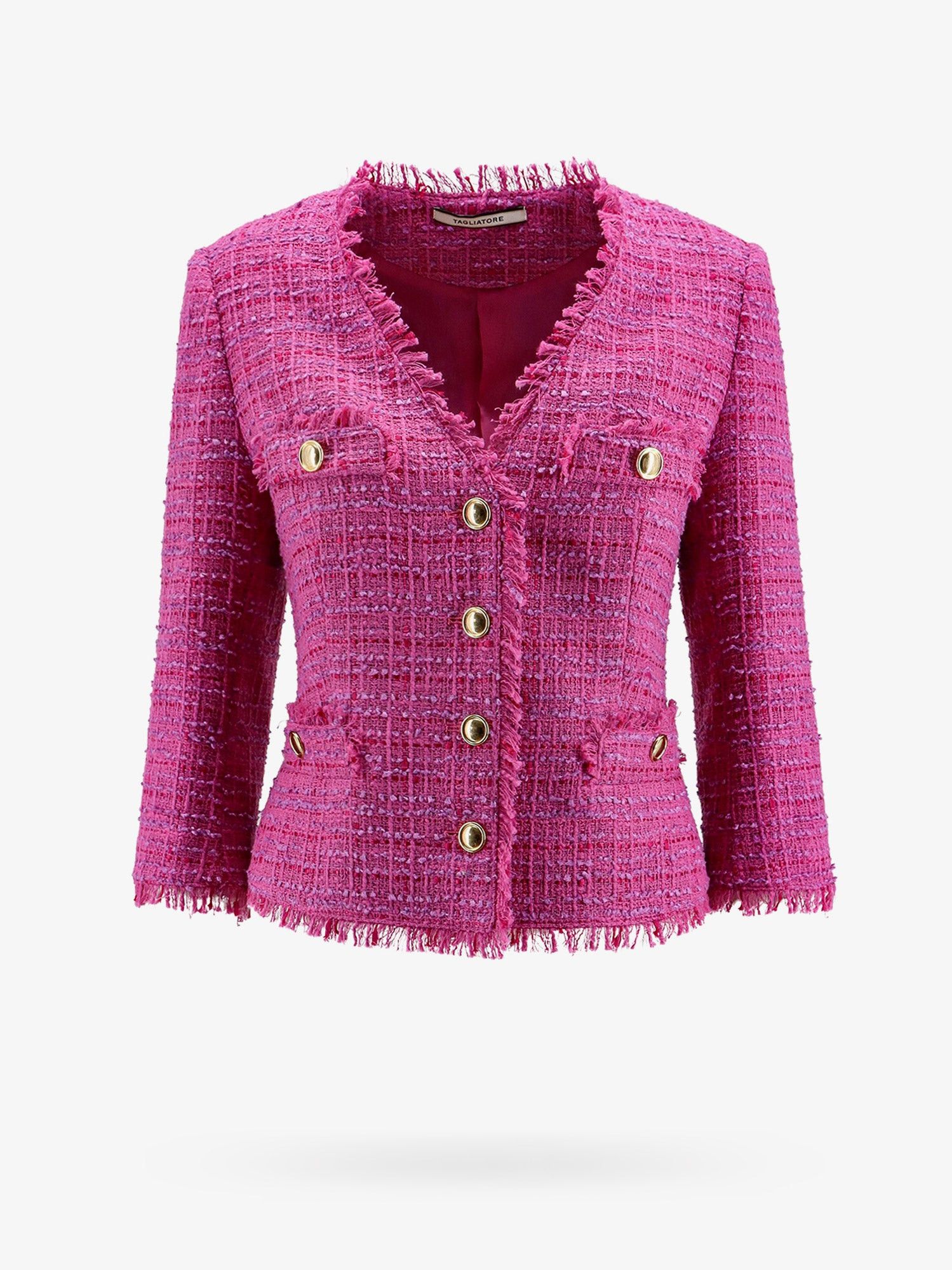 image of Tagliatore Blazer Woman Pink Blazers E Vests, Women's (Size Large)