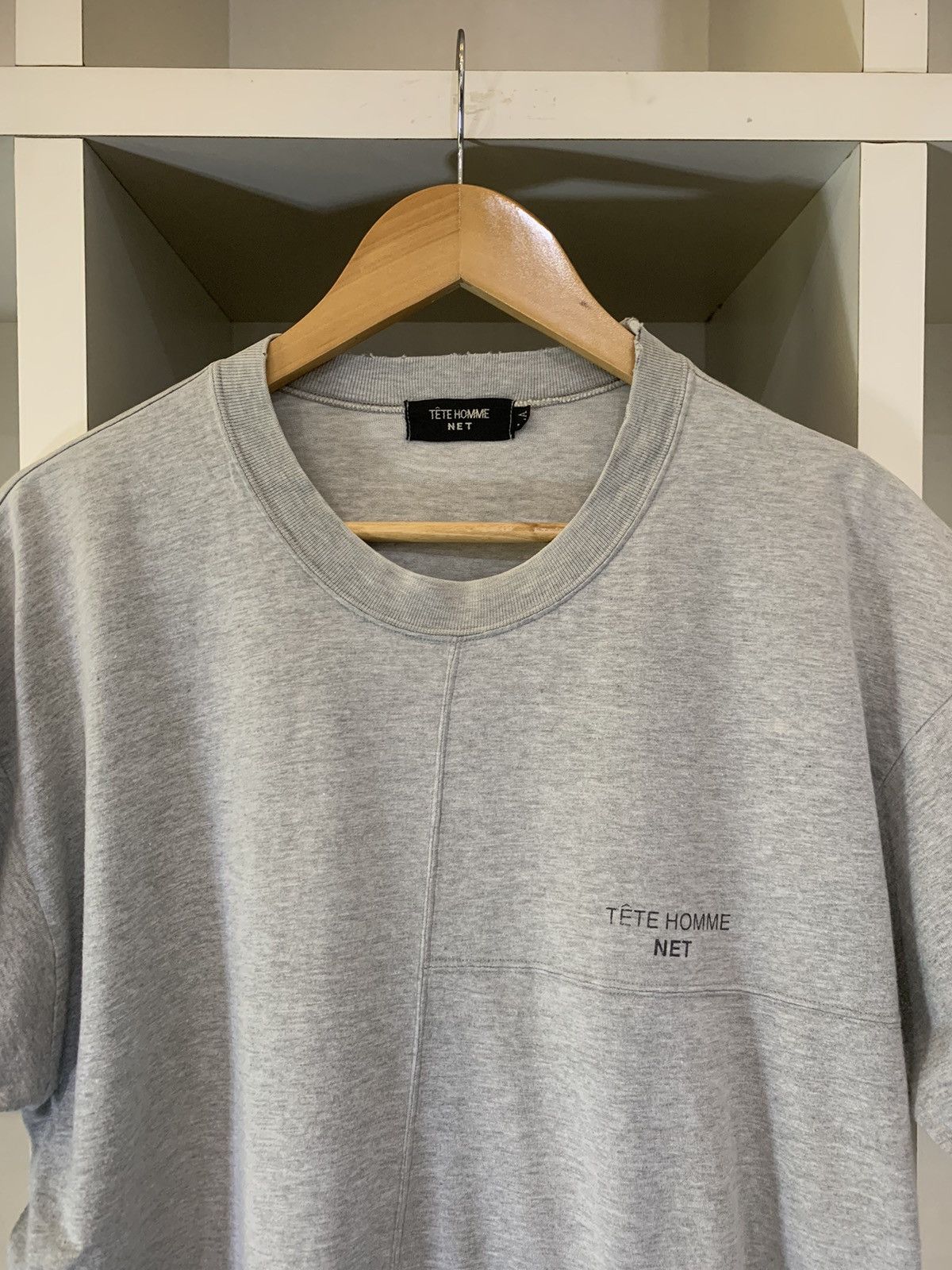 Issey Miyake × Tete Homme × Vintage Tete Homme Net T-Shirt Size US L / EU 52-54 / 3 - 5 Thumbnail