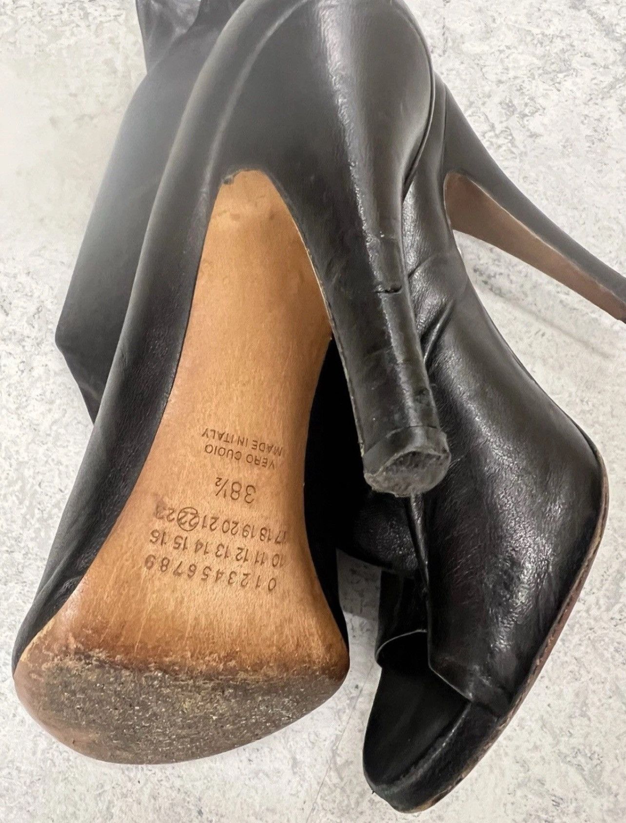 Maison Margiela Maison Margiela Black Wide Leg Boots SS2012 Size US 7.5 / IT 37.5 - 2 Thumbnail
