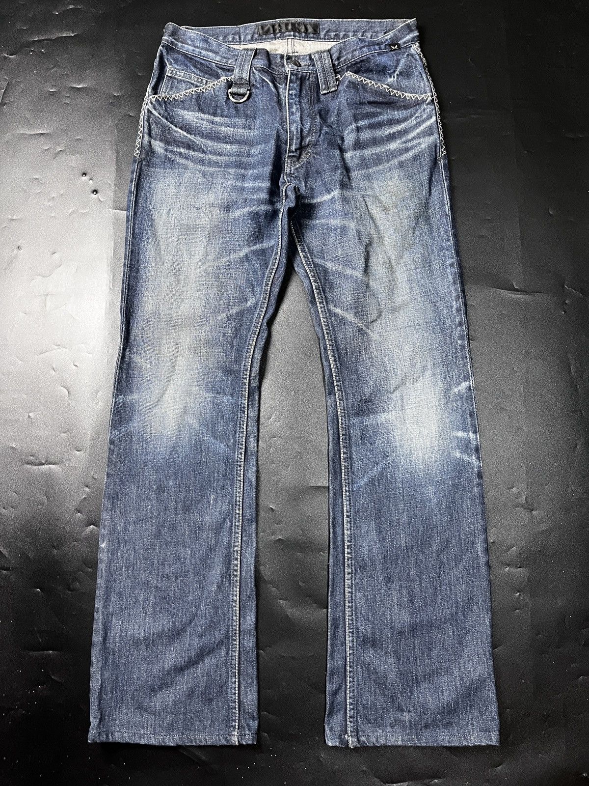 roarguns Flare Roar Double Guns Pocket Rare jeans Size US 30 / EU 46 - 3 Thumbnail