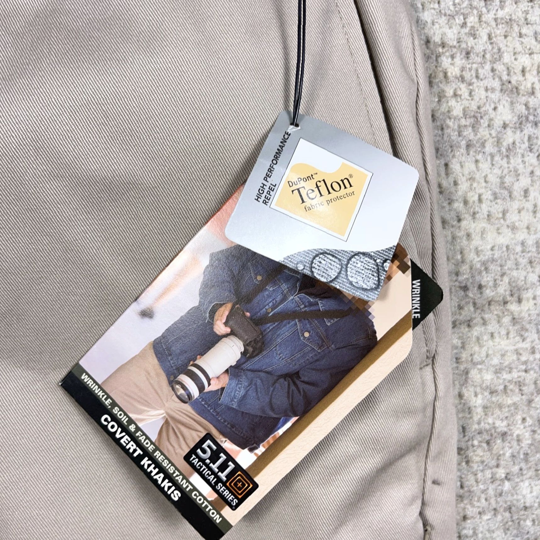 Vintage 5.11 Tactical Pants Men 44x36 Khaki Beige Cotton Blend Straight Pants Army USA 5.11 Tactical 44 Regular Mens Size US 44 / EU 60 - 7 Thumbnail