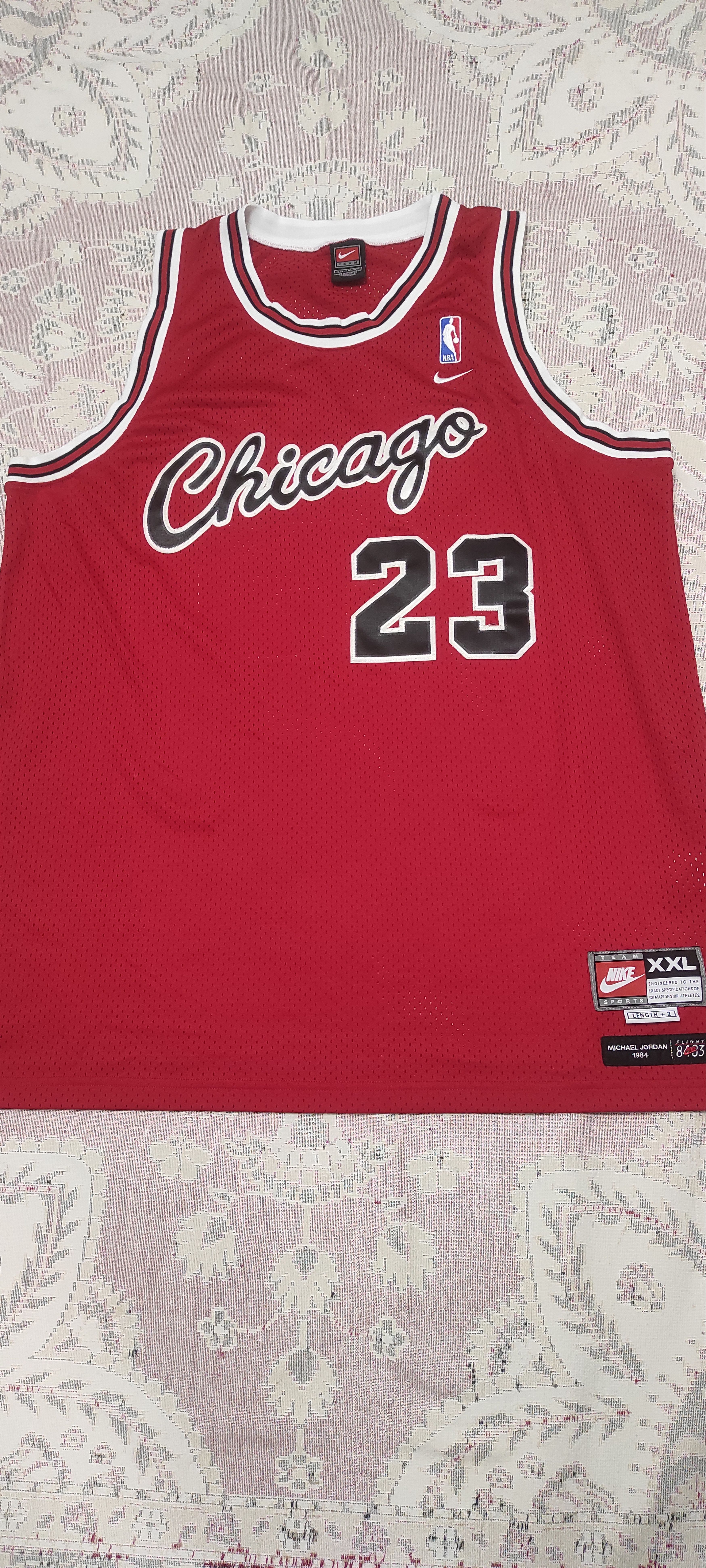 Nike Michael Jordan Chicago Bulls Red Nike Jersey NBA Basketball Size US XXL / EU 58 / 5 - 1 Thumbnail