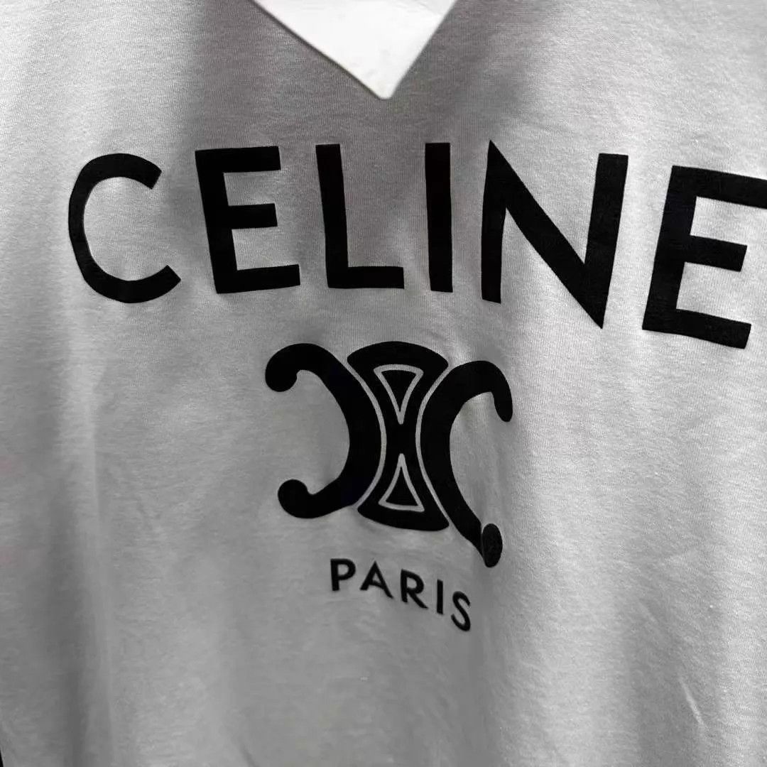 Celine Celine Triomphe Short Sleeve Tee XS New with Tags Size XS / US 0-2 / IT 36-38 - 3 Thumbnail