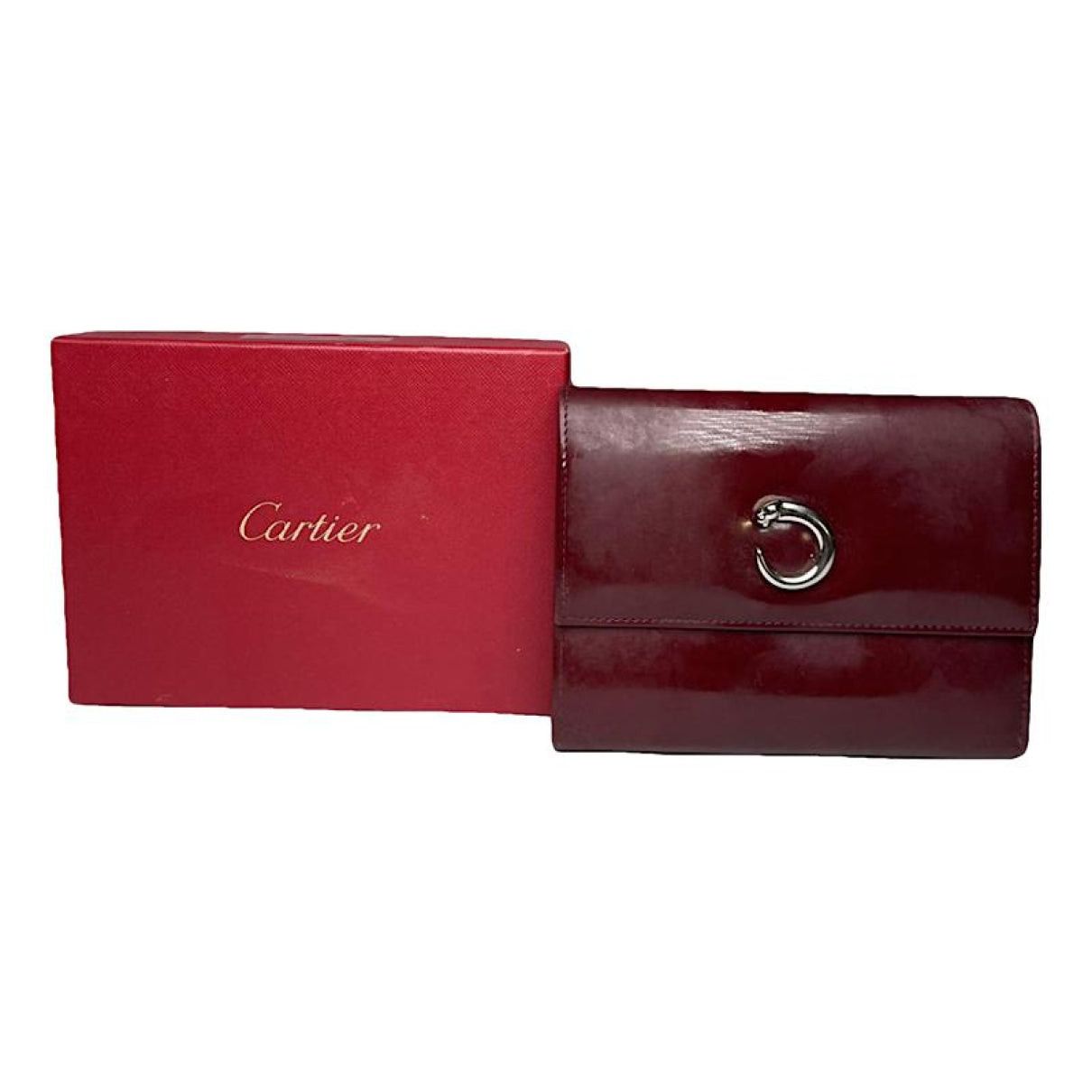 Cartier Burgundy Leather Wallet Size ONE SIZE - 1 Thumbnail