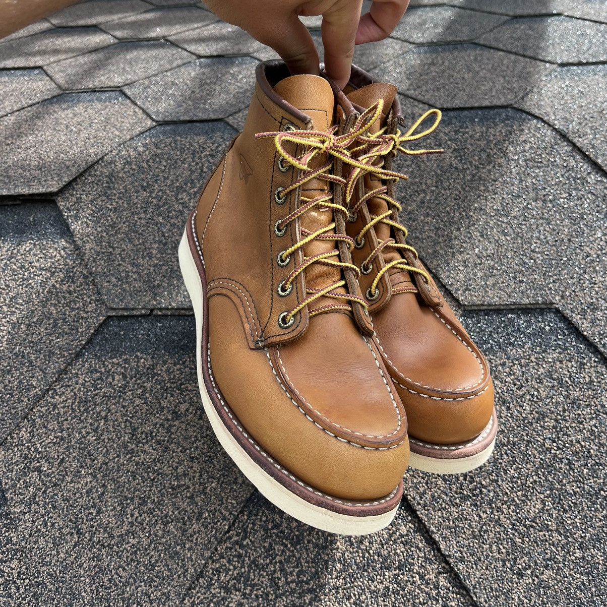 Japanese Brand × Red Wing red wing moc toe 845 leather boots Size US 7 / EU 40 - 3 Thumbnail