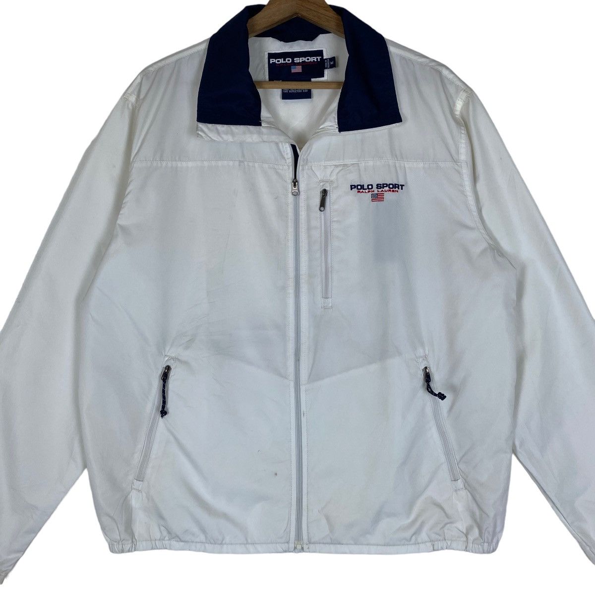 Ralph Lauren ✨Polo Sport by Ralph Lauren zipper white jacket size M Size US M / EU 48-50 / 2 - 5 Thumbnail