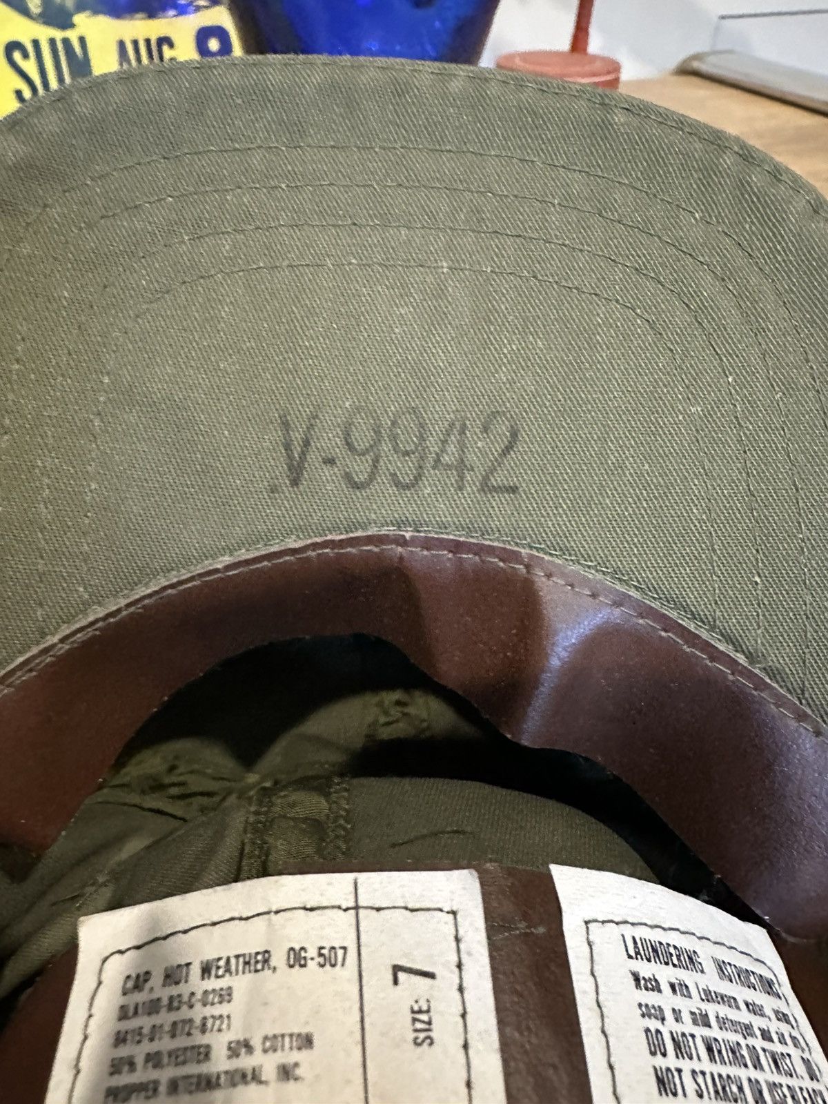 Vintage Vintage 70s US Army OG-506 Fitted Hat New Size ONE SIZE - 5 Thumbnail
