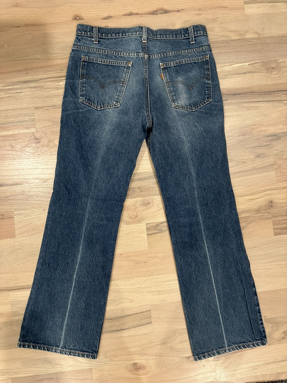 Levi's Vintage 80s Levis 20517 0217 Bootcut Great Fade 34x29 Size US 34 / EU 50 - 5 Thumbnail