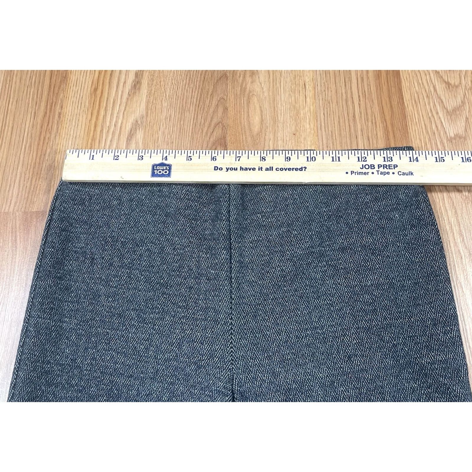 Vintage Crosby Pants Womens 4 Gray High Rise Stretch Flat Front Chino Dress Slacks *Regular* Pants Size 27" / US 4 / IT 40 - 3 Thumbnail