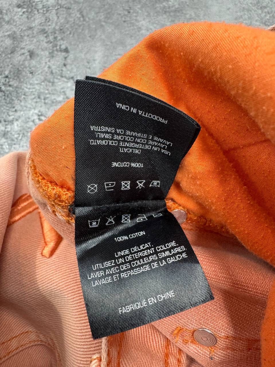 Karl Kani Karl Kani Men Orange Carpenter Denim Jeans Baggy Size L Size US 37 - 12 Thumbnail