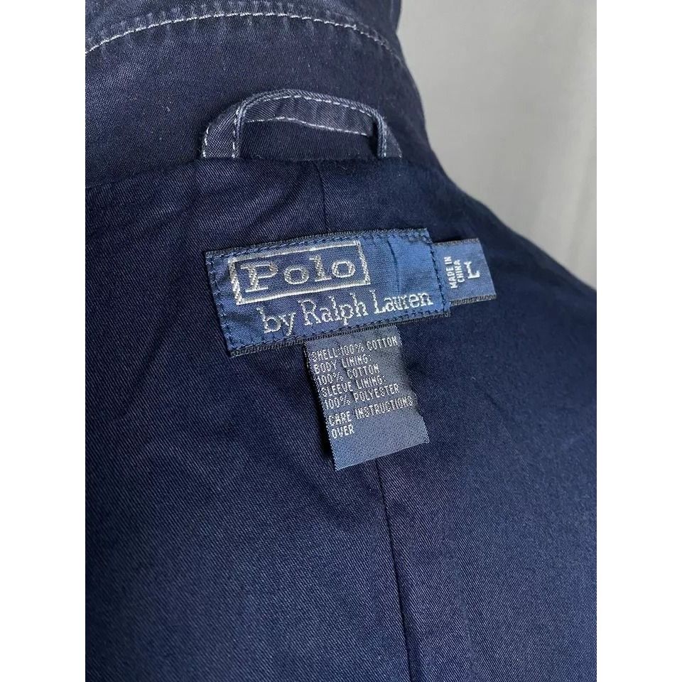 Polo Ralph Lauren RARE! Polo Ralph Lauren Men's Blue Double Breasted Pea Trenc Size US L / EU 52-54 / 3 - 10 Thumbnail