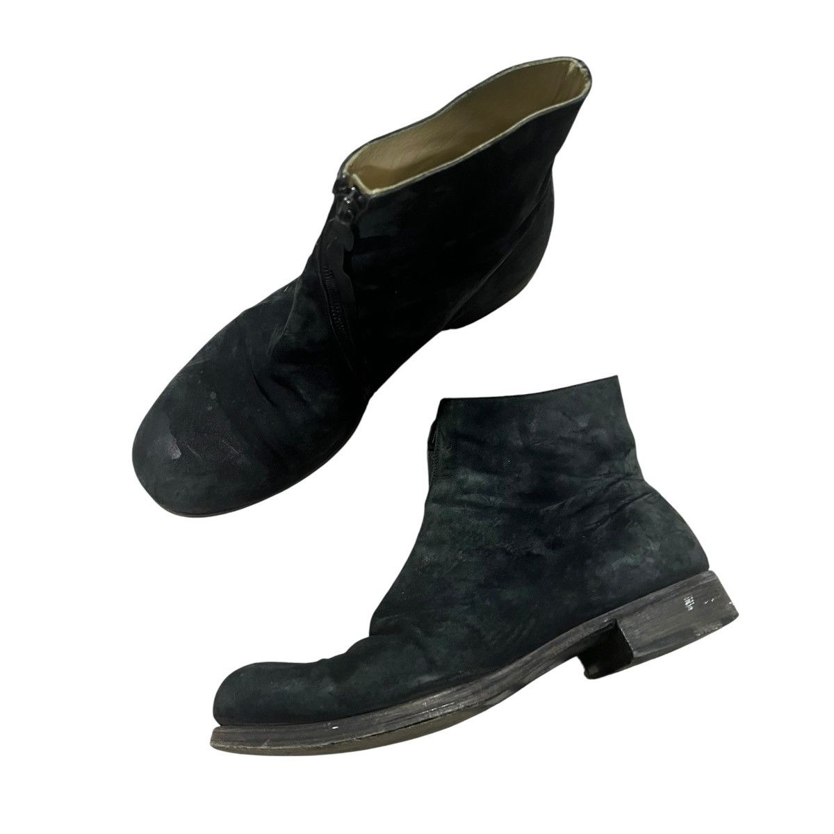 Ma+ Ma+ spiral zip suede boots Size US 10.5 / EU 43-44 - 3 Thumbnail