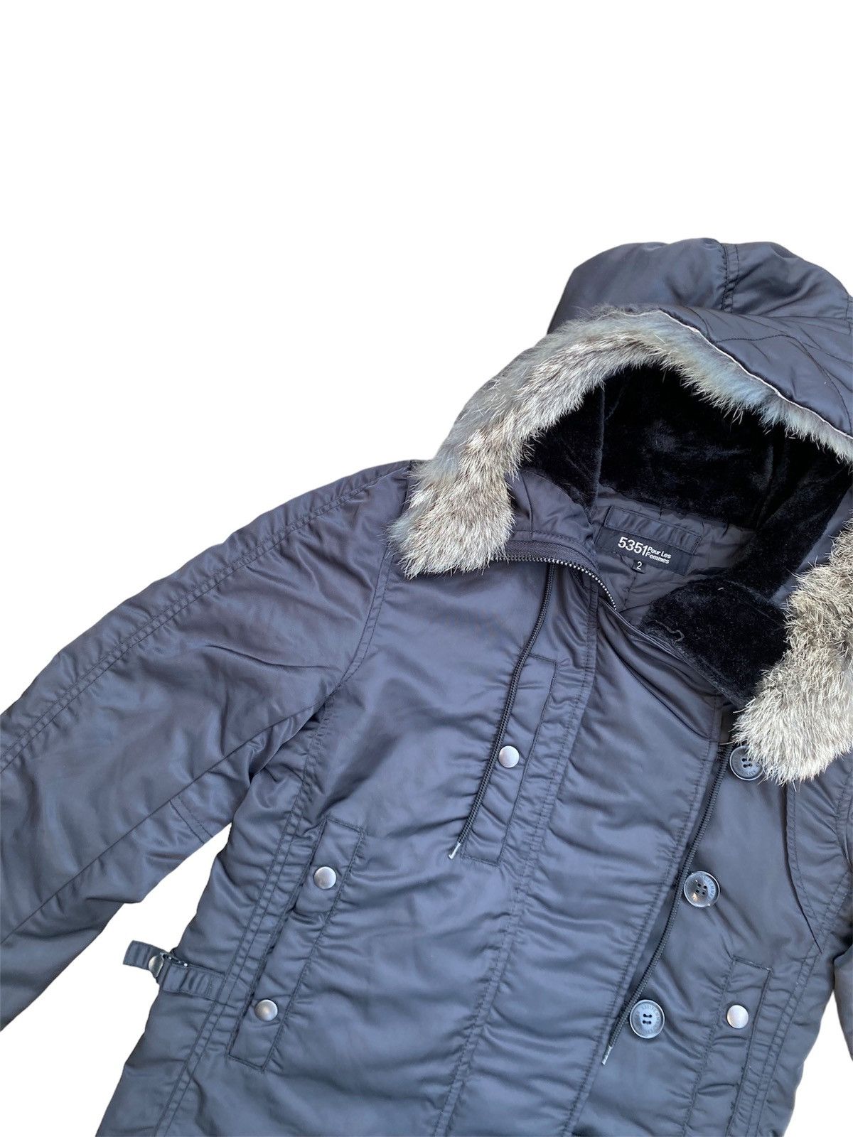 5351 POUR LES FEMMES 5351 Pour Les Femmes Black Jacket Size M / US 6-8 / IT 42-44 - 3 Thumbnail