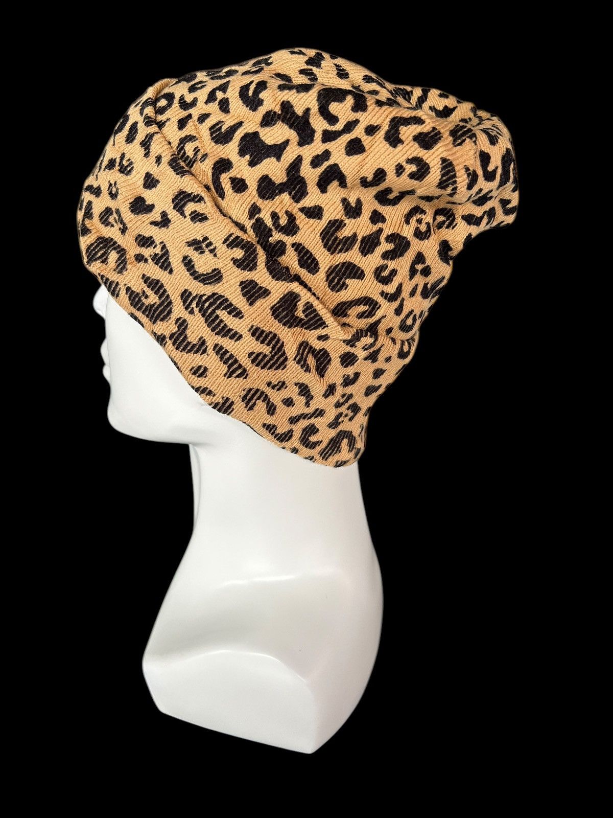 Japanese Brand × Vintage Leopard Japanese Style Beanie Hats Rare ☠️☠️ Size ONE SIZE - 6 Thumbnail