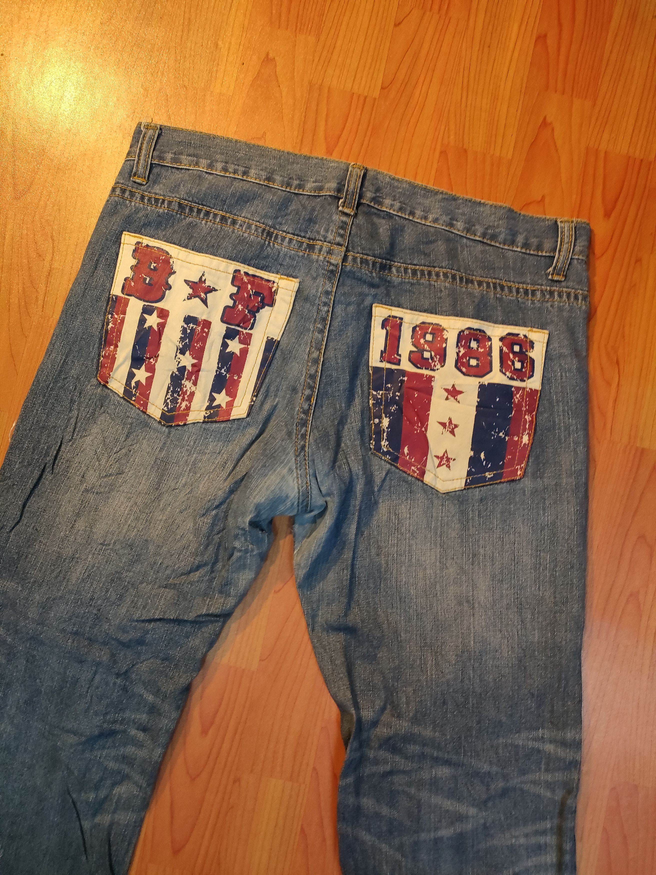 Japanese Brand Distressed Japanese Brand 1986 Jeans Size US 37 - 2 Thumbnail