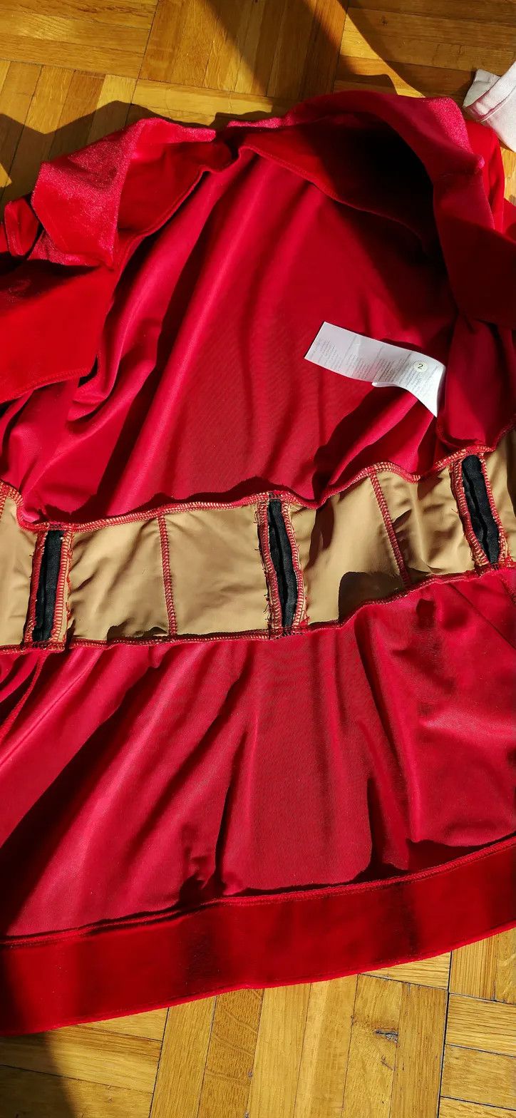 Other Corset Jacket + Flare Pants | Red | Size S Size S / US 4 / IT 40 - 7 Thumbnail