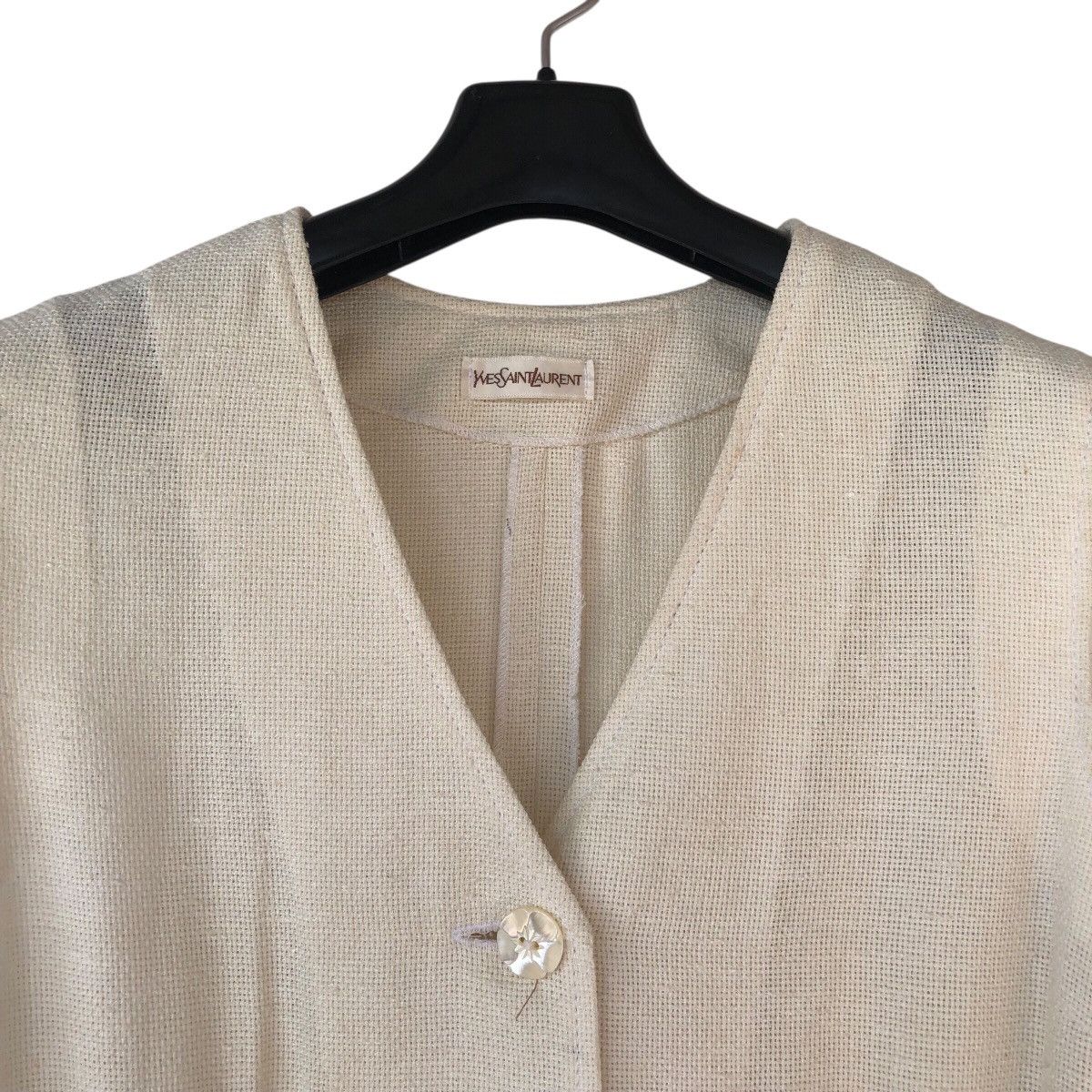 Yves Saint Laurent YSL Linen vest Size US S / EU 44-46 / 1 - 3 Thumbnail