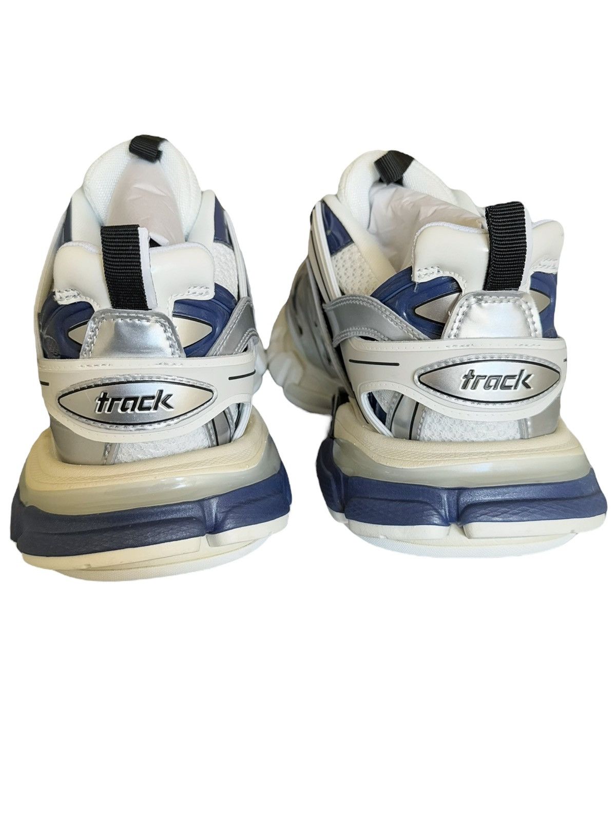 Balenciaga Track LED LIGHT Sneaker Silver Blue Metallic Size US 6 / EU 39 - 10 Thumbnail