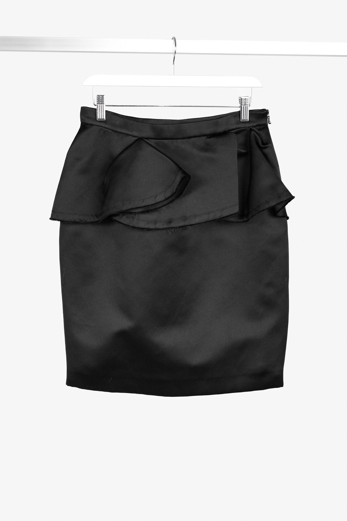 Lanvin Lanvin AW/12 "Les 10 Ans" Runway Satin Ruffle Mini Skirt Size 28" / US 6 / IT 42 - 1 Thumbnail