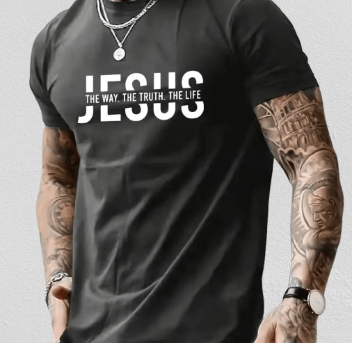 Other Streetwear Y2K Jesus Way True Life Print T-Shirt Size US XL / EU 56 / 4 - 1 Thumbnail