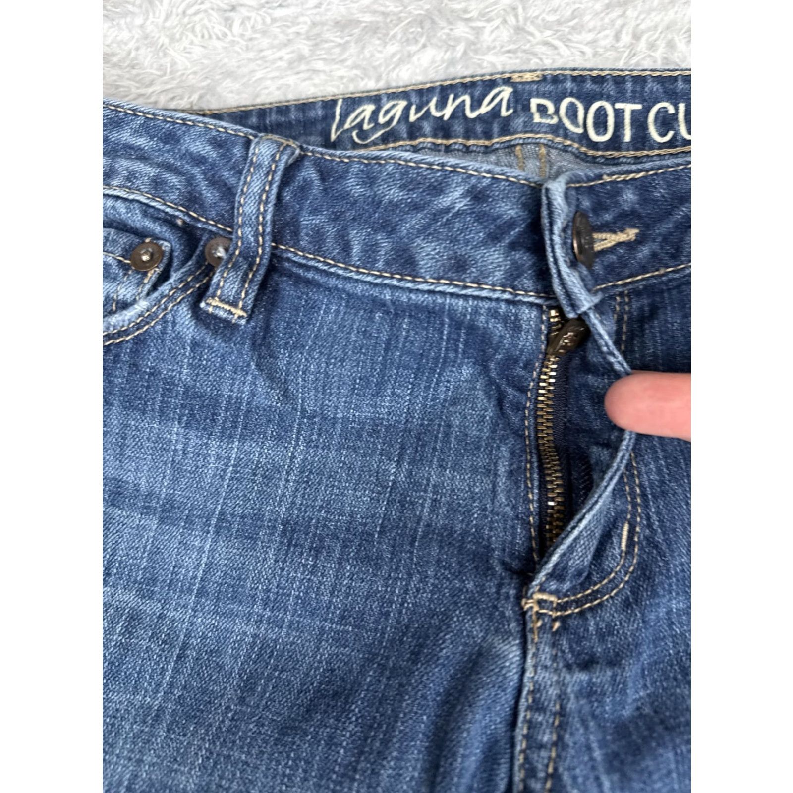 Vintage Bullhead Jeans Juniors Laguna Bootcut Mid Rise 30x32 Blue Denim 90s City Stretch 11L Womens Size 32" / US 10 / IT 46 - 5 Thumbnail