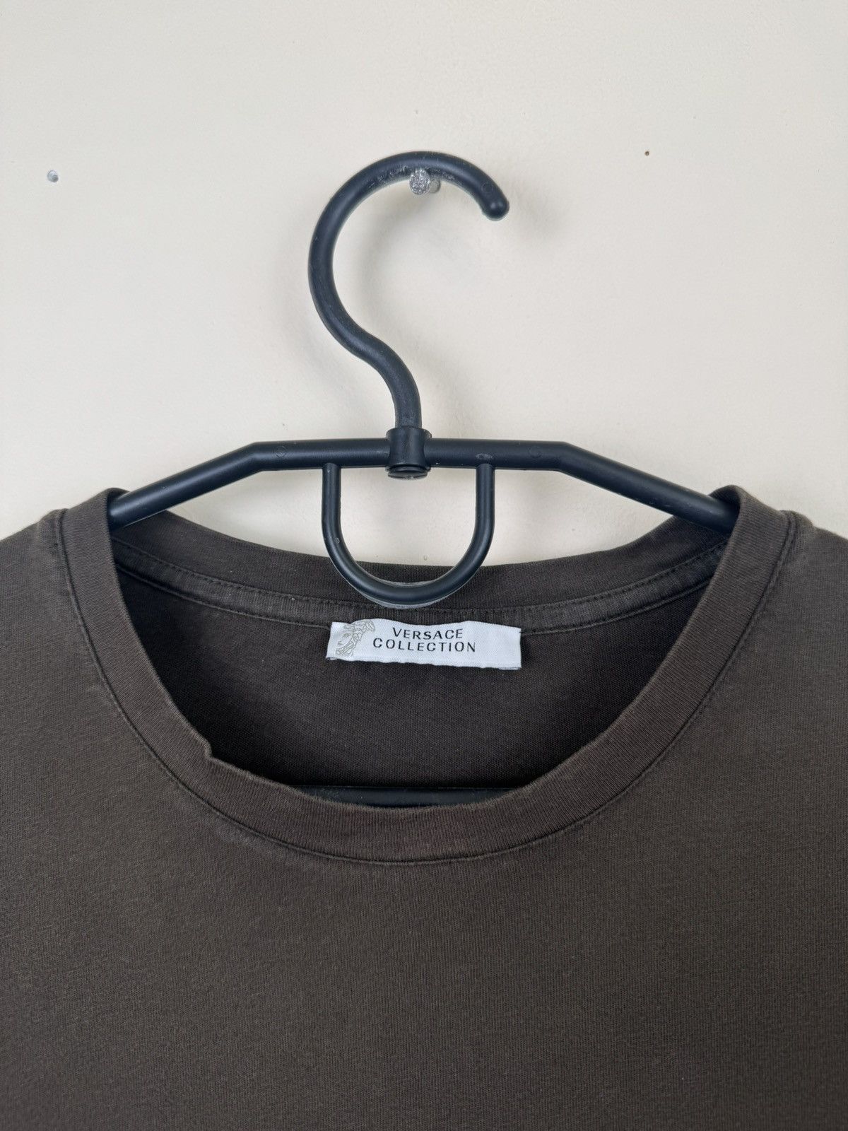 Versace Versace Collection T-Shirt Men Dark Green Logo Size S Olive Size US S / EU 44-46 / 1 - 7 Thumbnail