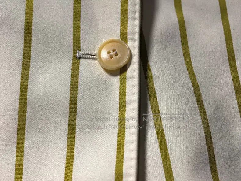 Loro Piana Loro Piana Autumn Olive Stripe Dress Size XS / US 0-2 / IT 36-38 - 6 Thumbnail