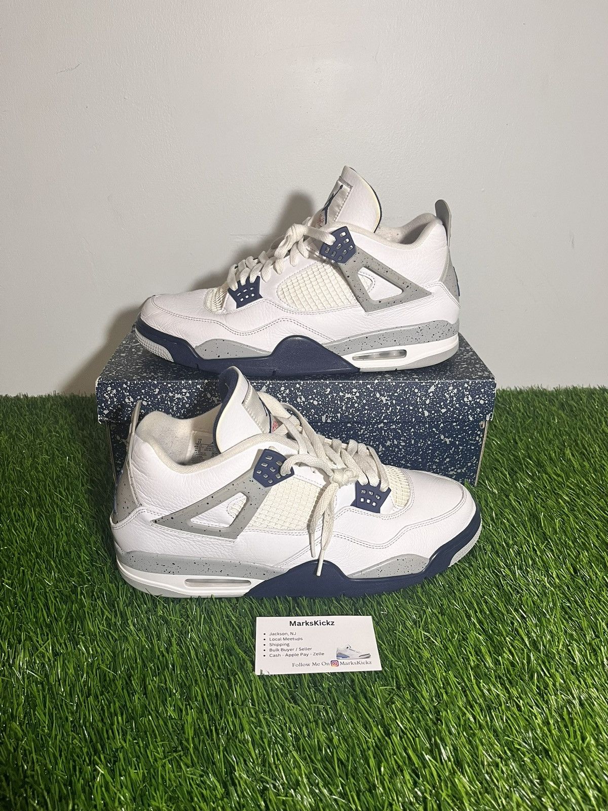 Jordan Brand air jordan 4 retro midnight navy size 13 Size US 13 / EU 46 - 1 Thumbnail