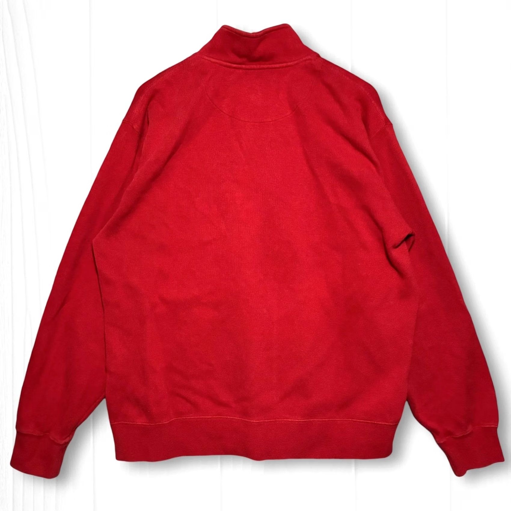 Orvis VINTAGE Orvis Sweatshirt Red Cotton Quarter Zip Pullover Mens Large Size US L / EU 52-54 / 3 - 2 Thumbnail